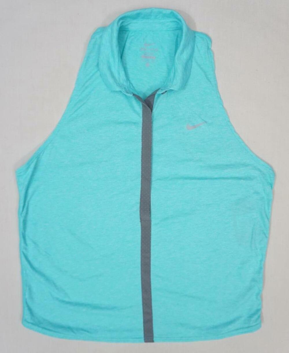 NIKE NEW/SMELL WOMEN XL (16-18) TENNIS RACERBACK COLLARED SLEEVELESS SHIRT